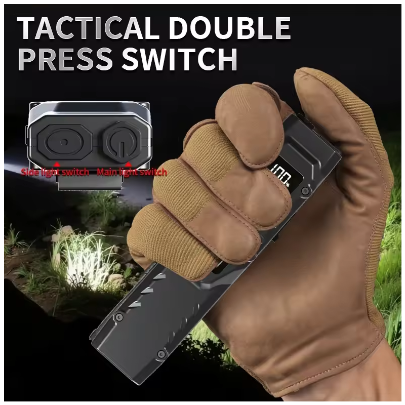 Upptäck NiteBeam EDC29 ultratunn LED-ficklampa i aluminiumlegering 1100 lumen USB-C för camping och daglig användning