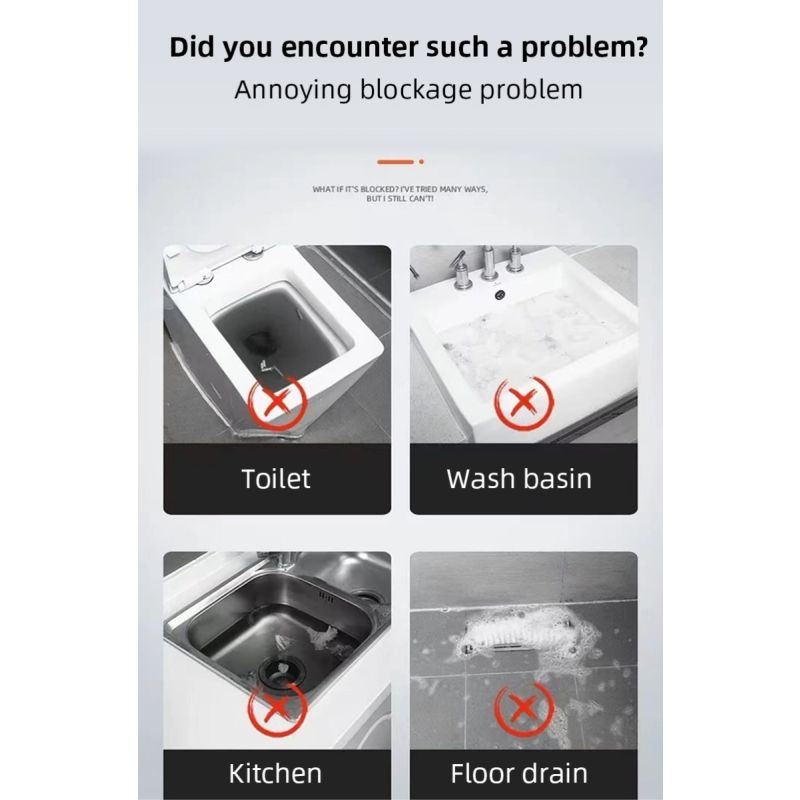 Elektriskt avloppsmuddringsverktyg för effektiv avloppsrensning VVS-lösningar i hållbart rostfritt stål