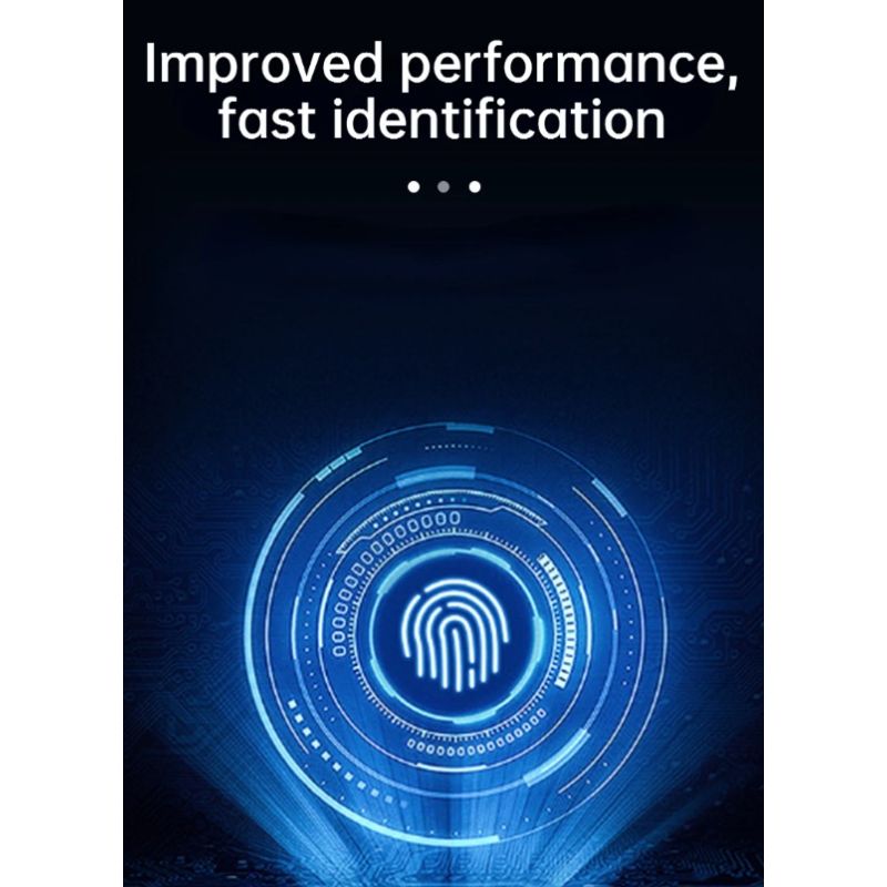 Elektroniskt smart dörrlås med biometriskt fingeravtryckslås för nyckellös inpassering och säker åtkomst