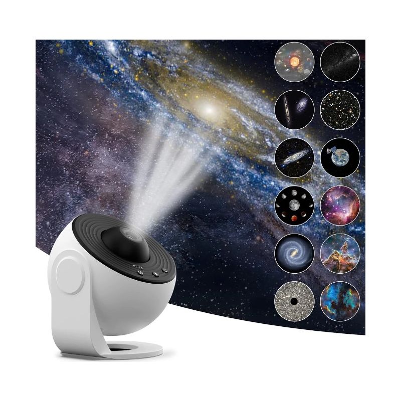 Nattljus Galaxy Projektor 360° Rotera Stjärnhimmel Lampa för ett Universellt Äventyr och Förtrollande Upplevelse