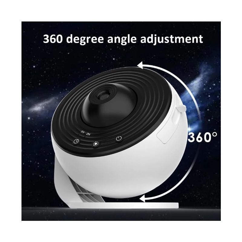 Nattljus Galaxy Projektor 360° Rotera Stjärnhimmel Lampa för ett Universellt Äventyr och Förtrollande Upplevelse