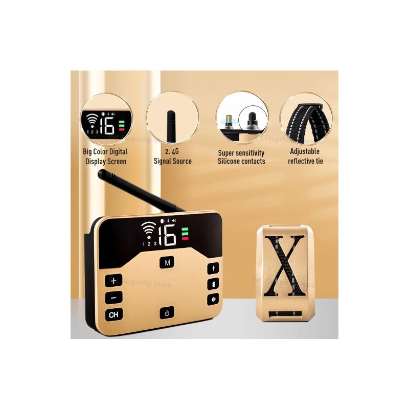 Innovativa 2-i-1 trådlöst hundstängsel och elektroniskt träningshalsband för husdjursäkerhet och träning