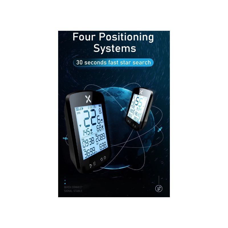 XOSS G+ G2 cykeldator GPS-generation med trådlös hastighetsmätare anpassad skärm för bättre cykelprestation