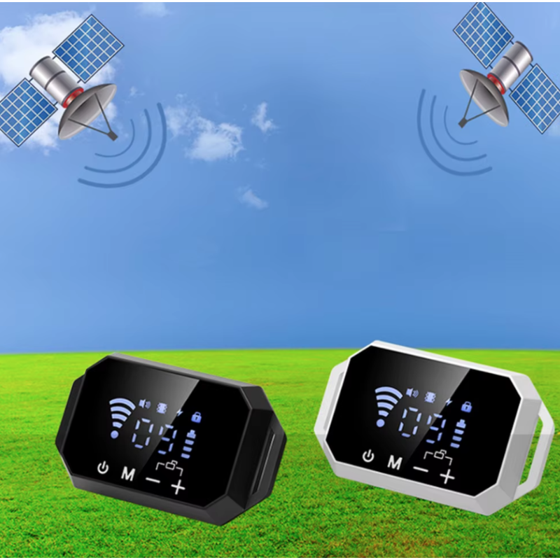 GPS Trådlöst Hundstängsel Husdjurssäkerhetslösning med Elektrisk Stöt Human Träningslägen Enkel Installation
