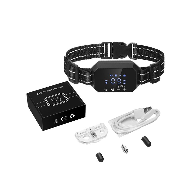 GPS Trådlöst Hundstängsel Elektroniskt Stängselsystem Vattentätt Hundträningshalsband Enkel Installation
