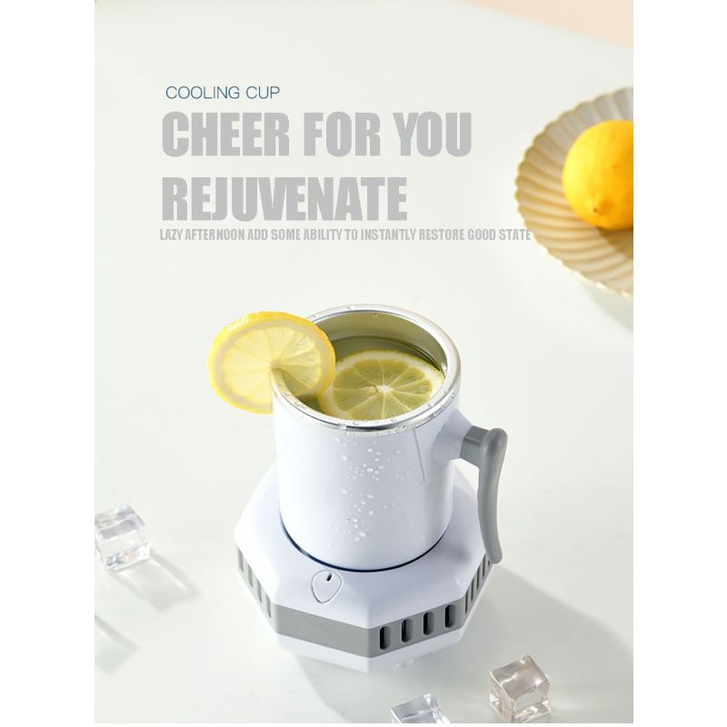 Bärbar kylskåp elektrisk dryck kylare och sommar vattenkokare Snabb temperaturreduktion för iskalla drycker