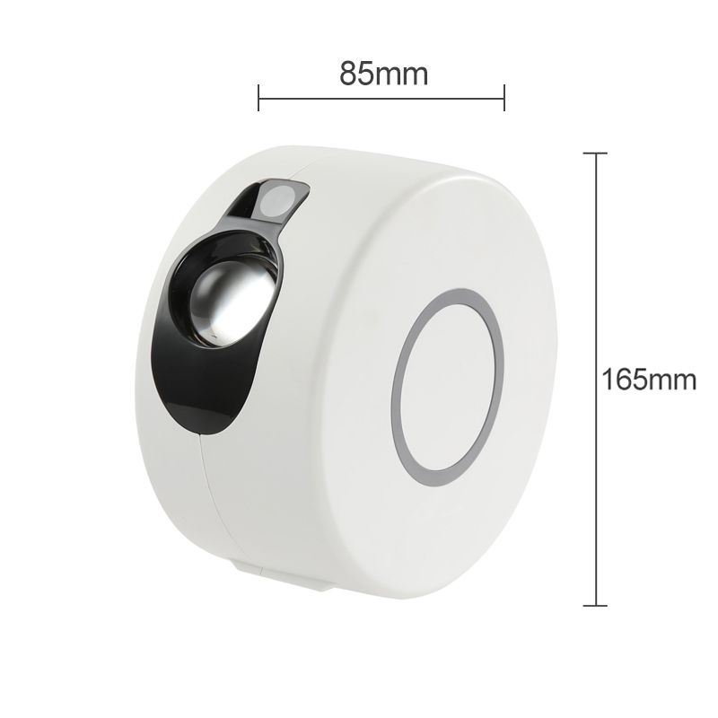 Laserprojektor för heminredning och sovrumsbelysning Stjärnhimmel med 7 färger och 360 graders rotation