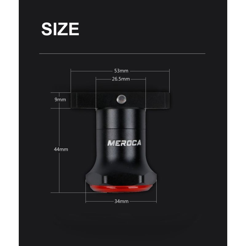 Upptäck intelligent cykelbakljus med auto induktionsbroms och USB-laddning för säker och bekväm pendling