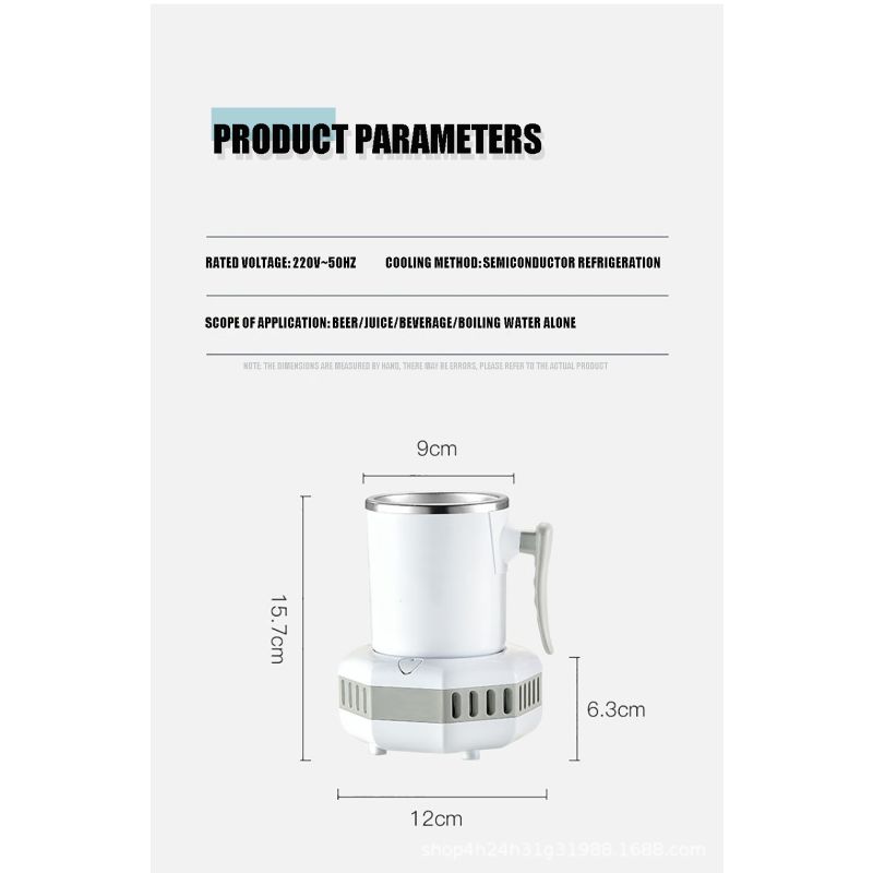 Bärbar kylskåp elektrisk dryck kylare och sommar vattenkokare Snabb temperaturreduktion för iskalla drycker