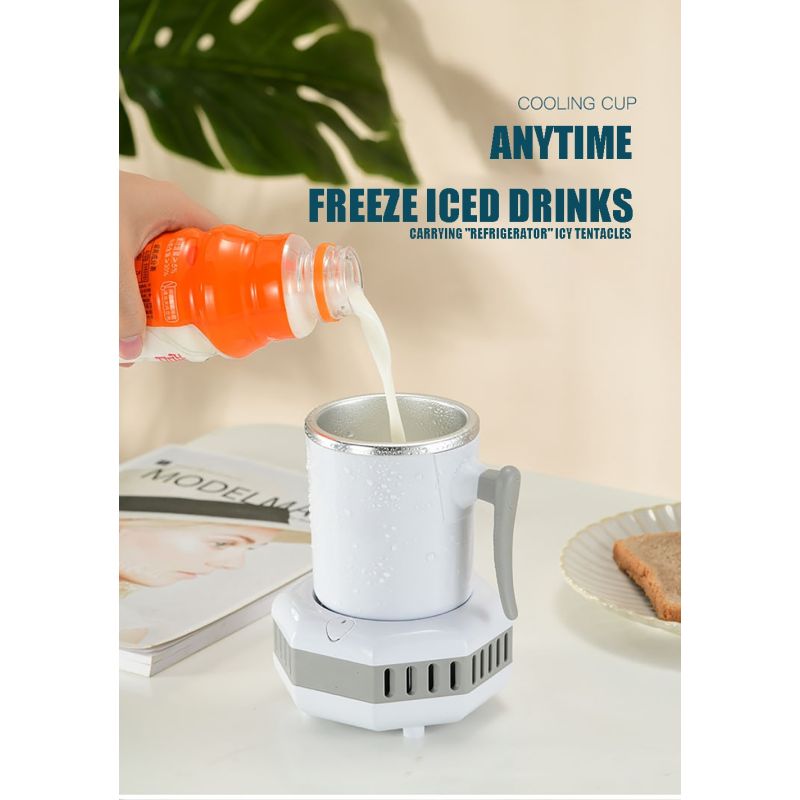 Bärbar kylskåp elektrisk dryck kylare och sommar vattenkokare Snabb temperaturreduktion för iskalla drycker