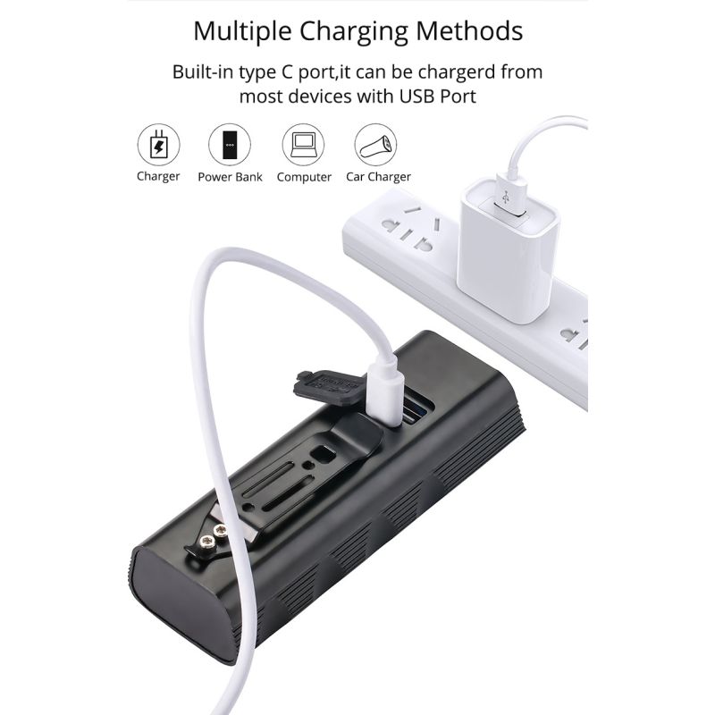 TK5 cykel framljus 5X T6 LED 5000 lumen USB uppladdningsbar strålkastare för cykelsäkerhet i mörker