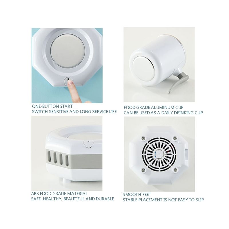 Bärbar kylskåp elektrisk dryck kylare och sommar vattenkokare Snabb temperaturreduktion för iskalla drycker