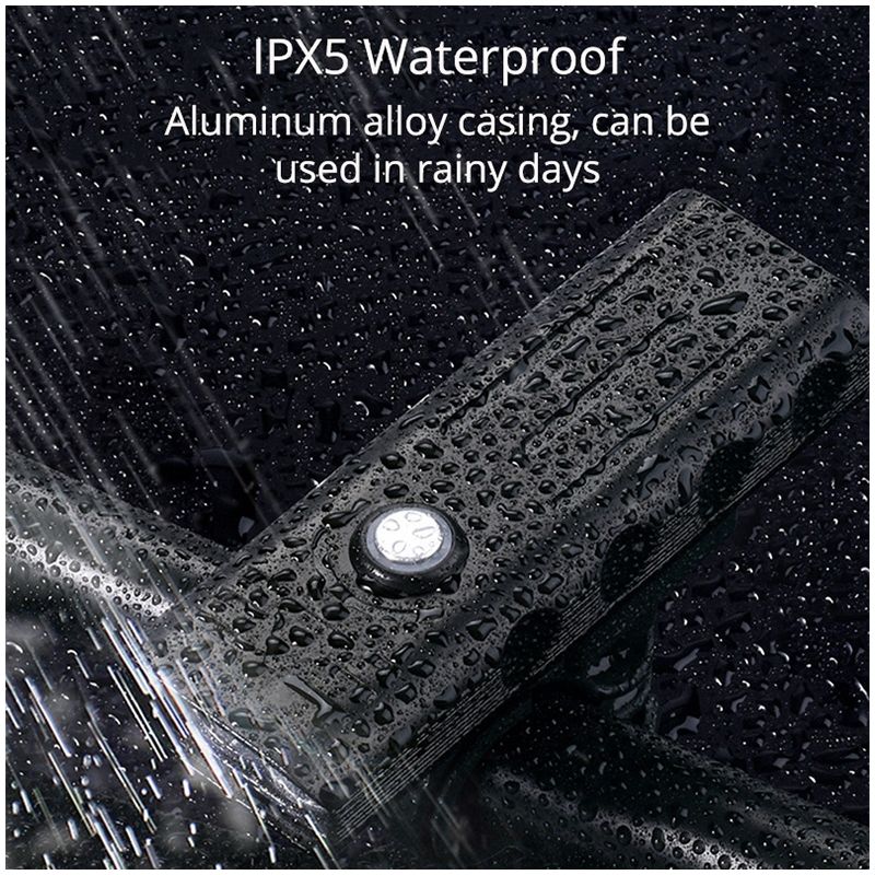 TK5 cykel framljus 5X T6 LED 5000 lumen USB uppladdningsbar strålkastare för cykelsäkerhet i mörker