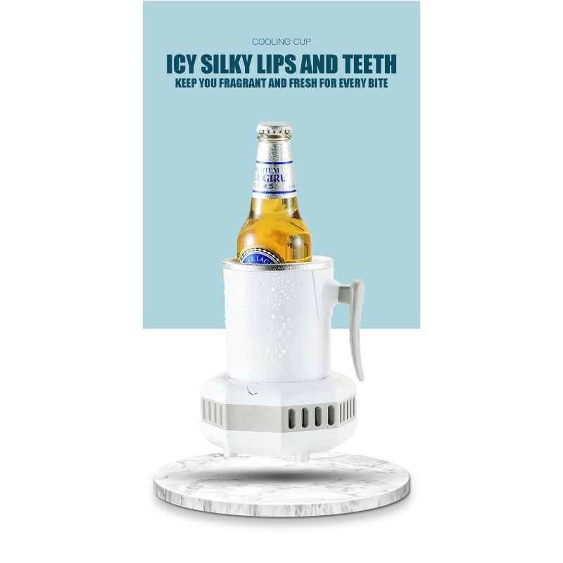 Bärbar kylskåp elektrisk dryck kylare och sommar vattenkokare Snabb temperaturreduktion för iskalla drycker