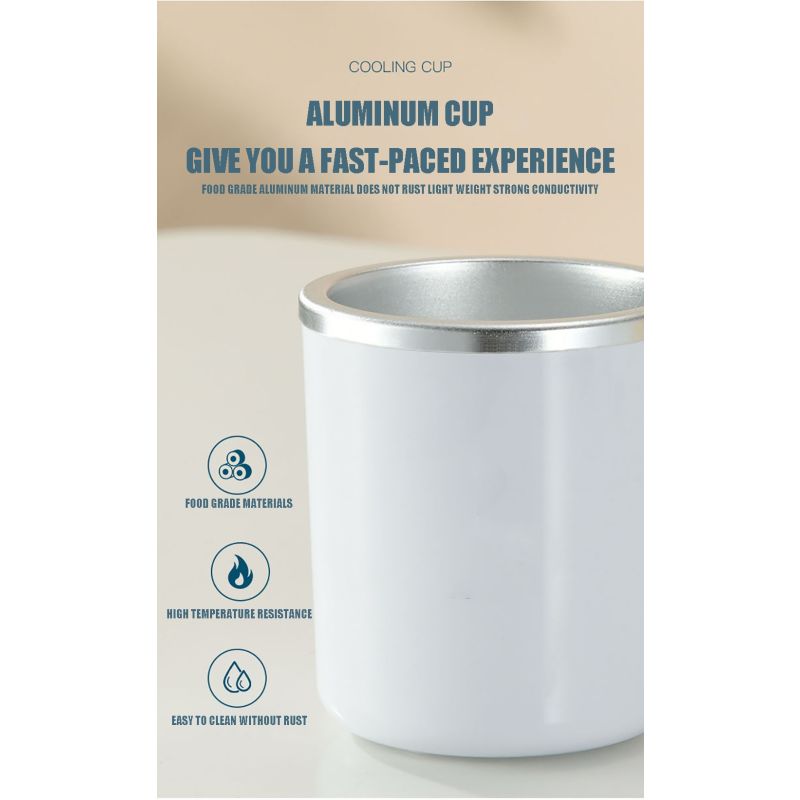 Bärbar kylskåp elektrisk dryck kylare och sommar vattenkokare Snabb temperaturreduktion för iskalla drycker