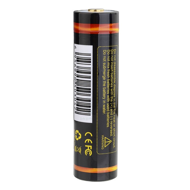 TrustFire 18650 3400mAh 3.7V Micro USB uppladdningsbart Li-ion batteri för elektronik och miljövänlig energilösning