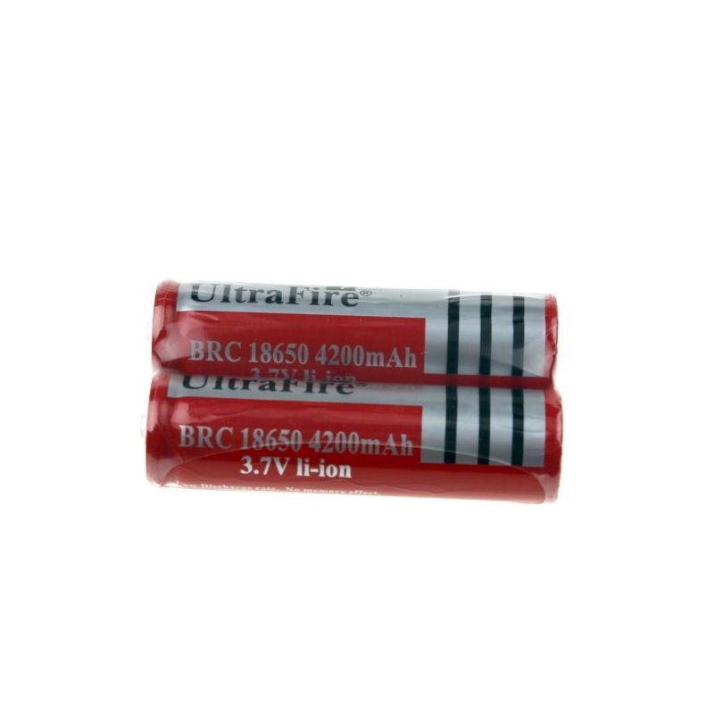 Ultrafire BRC 4200mAh 3.7V Li-ion hållbar och miljövänlig uppladdningsbar 18650 batteri för elektronik och mer