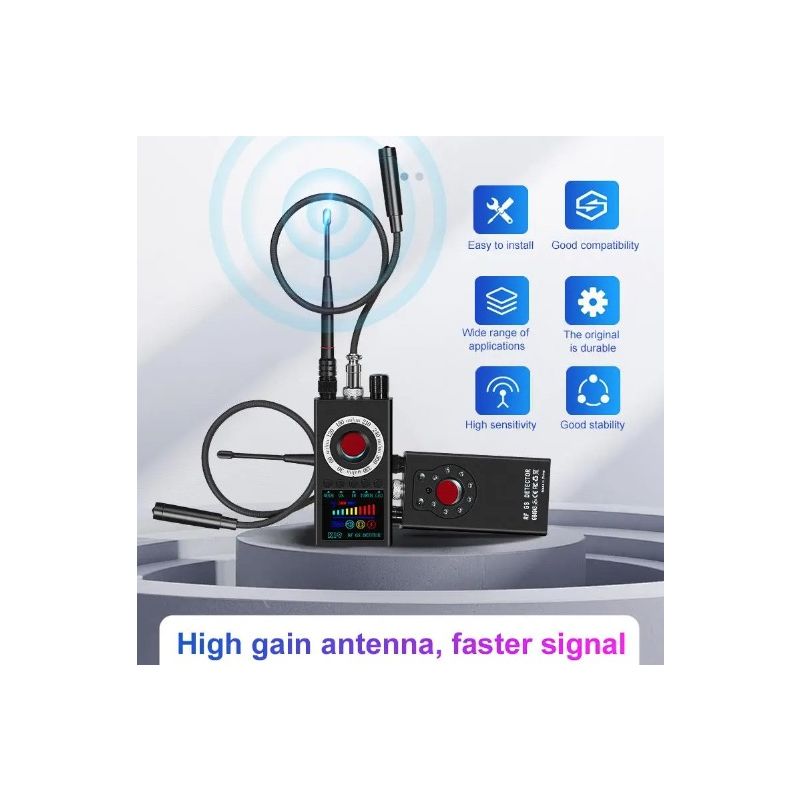 K19 Trådlös RF-signaldetektor GPS-spårare Kompakt Säkerhetsenhet för Integritetsskydd och Resesäkerhet