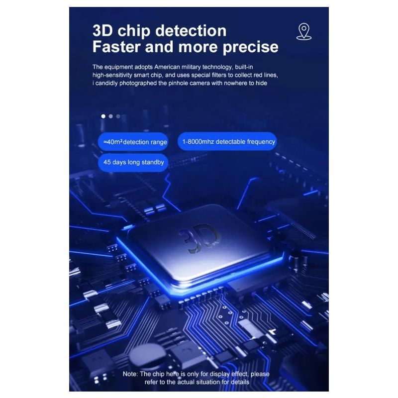 K19 Trådlös RF-signaldetektor GPS-spårare Kompakt Säkerhetsenhet för Integritetsskydd och Resesäkerhet