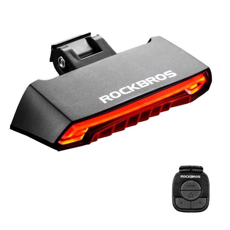 ROCKBROS LKWD-R1 cykelbakljus med smart USB LED och trådlös fjärrkontroll för ökad cykelsäkerhet MTB stadscykling