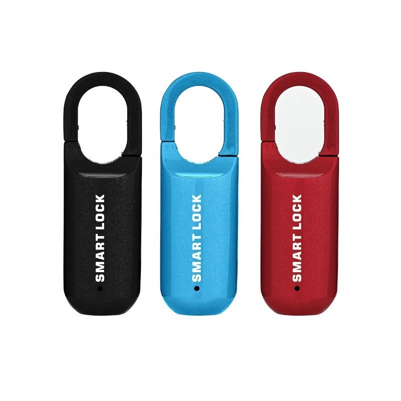Mini Fingeravtryckshänglås USB-nyckellöst lås Snabb upplåsning Lätt design för resesäkerhet och biometrisk trygghet