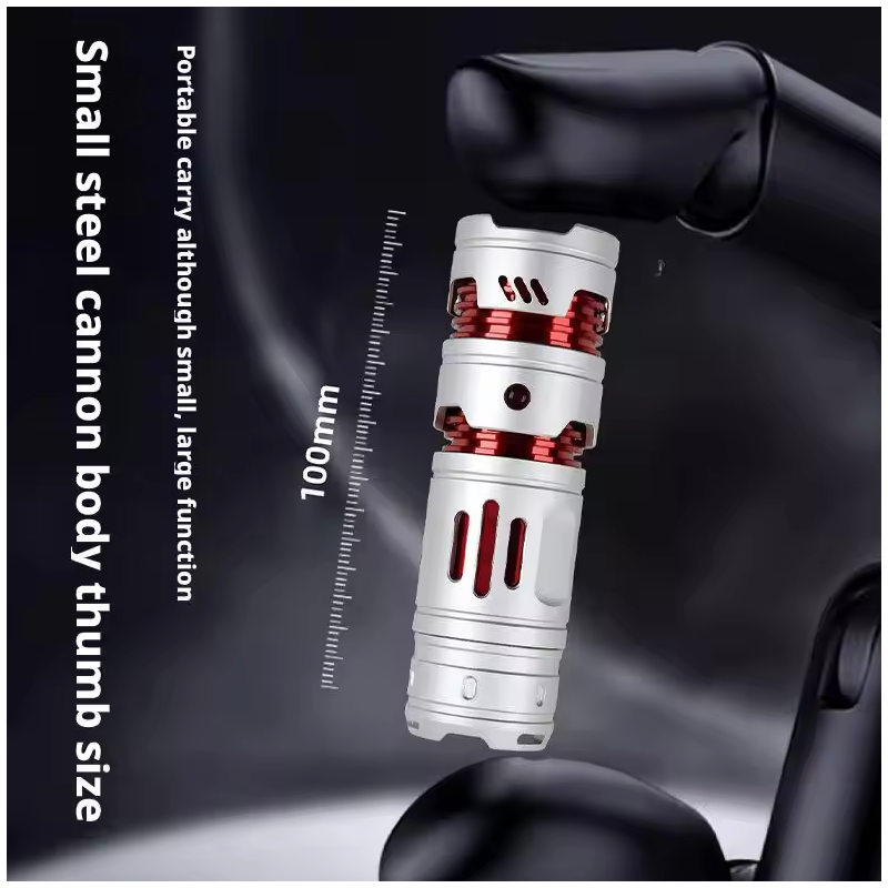 Mini ficklampa EDC USB uppladdningsbar | Portabel nyckelring ficklampa XPE360 LED för camping