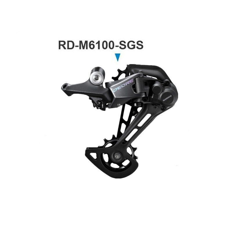 SHIMANO DEORE M6100 12-växlad grupper för terrängcykling Rapidfire Plus växling och RD M6100 SGS bakväxel