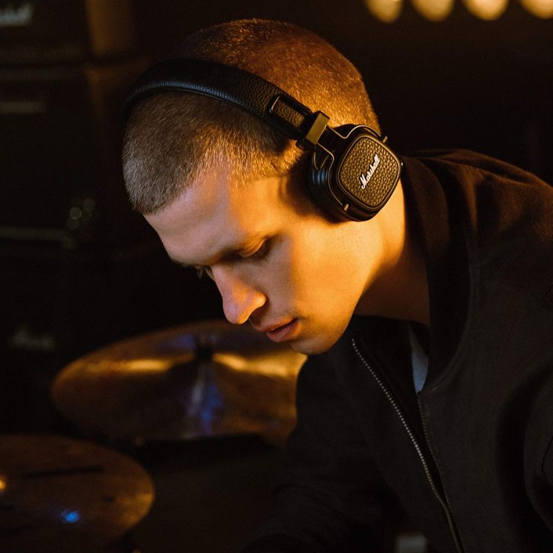 MARSHALL Major III Trådlösa Bluetooth-hörlurar med djup bas Vikbara för Musikälskare och aktiv livsstil