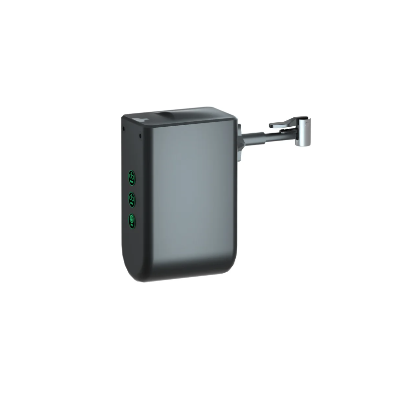 Mini cykelpump bärbar elektrisk luftpump med högprecisionstrycksensor och elegant design för cyklister