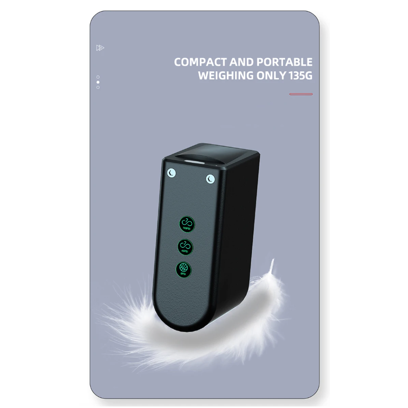 Mini cykelpump bärbar elektrisk luftpump med högprecisionstrycksensor och elegant design för cyklister