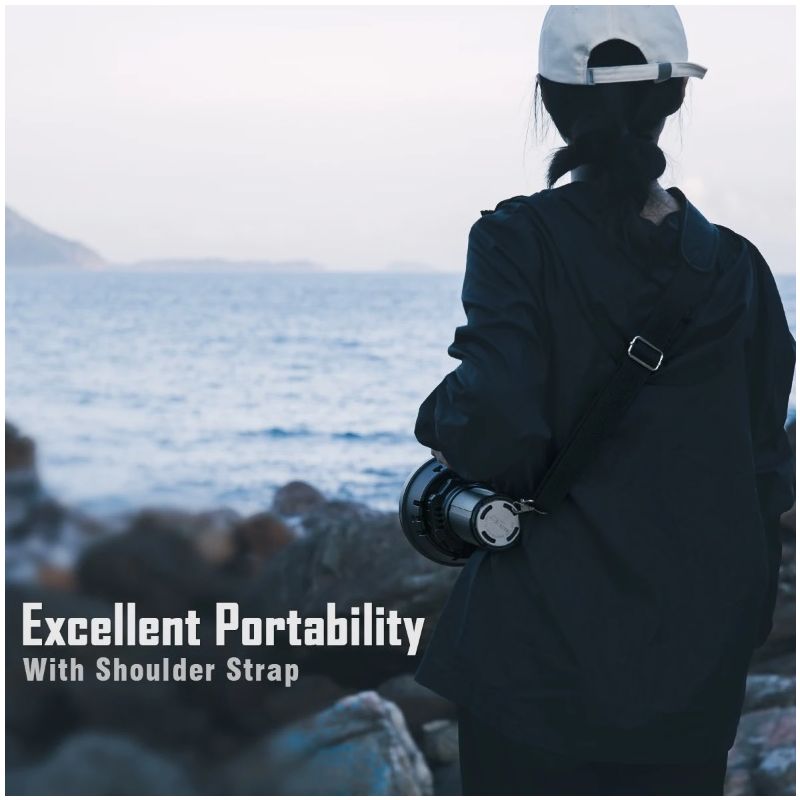 IMALENT MS32 LED ficklampa 200000 lumen hög effekt för äventyr nattsynlighet och robust utomhusbelysning