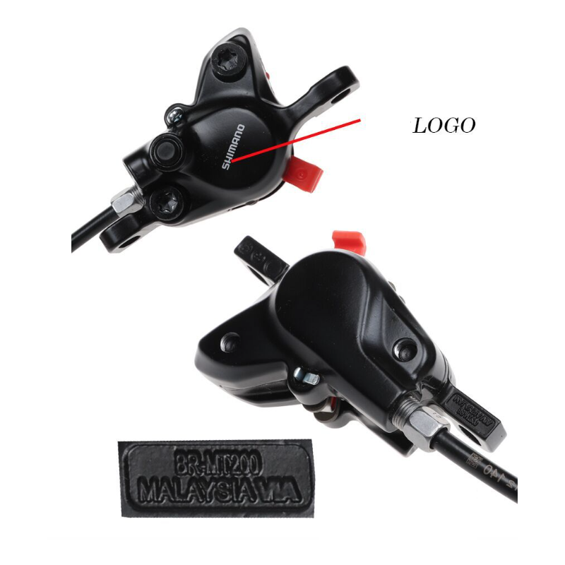 Shimano MT200 Broms MTB E-cykel Hydraulisk skivbroms Överlägset bromskraft Anpassningsbara kabellängder