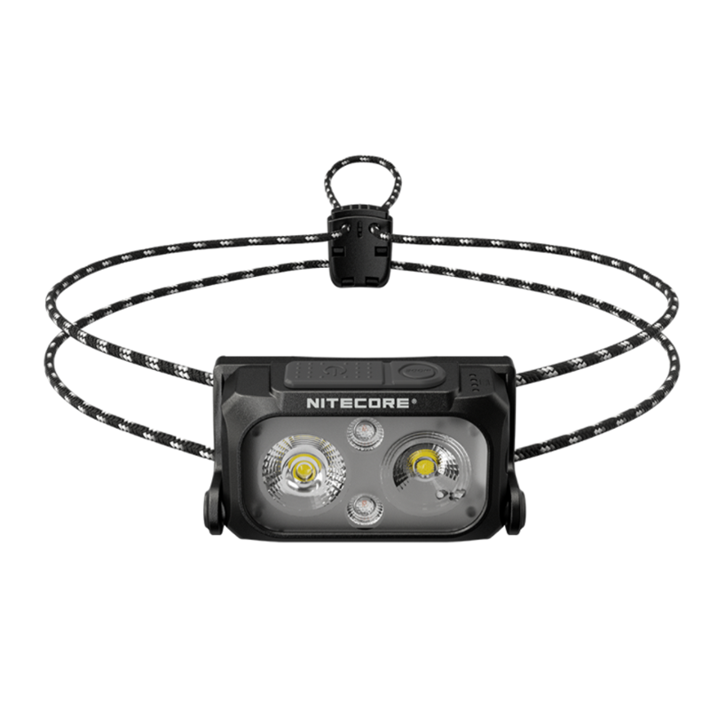 NITECORE NU25 UL LED pannlampa 400 lumen USB-C laddningsbar kompakt design för friluftsentusiaster