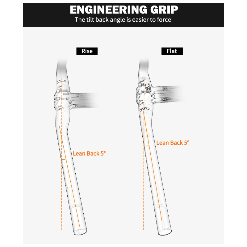TOSEEK ZF-ONE MTB cykelstyre lättvikt full kolfiber 31,8mm breddalternativ 580mm-760mm mountainbike-tillbehör