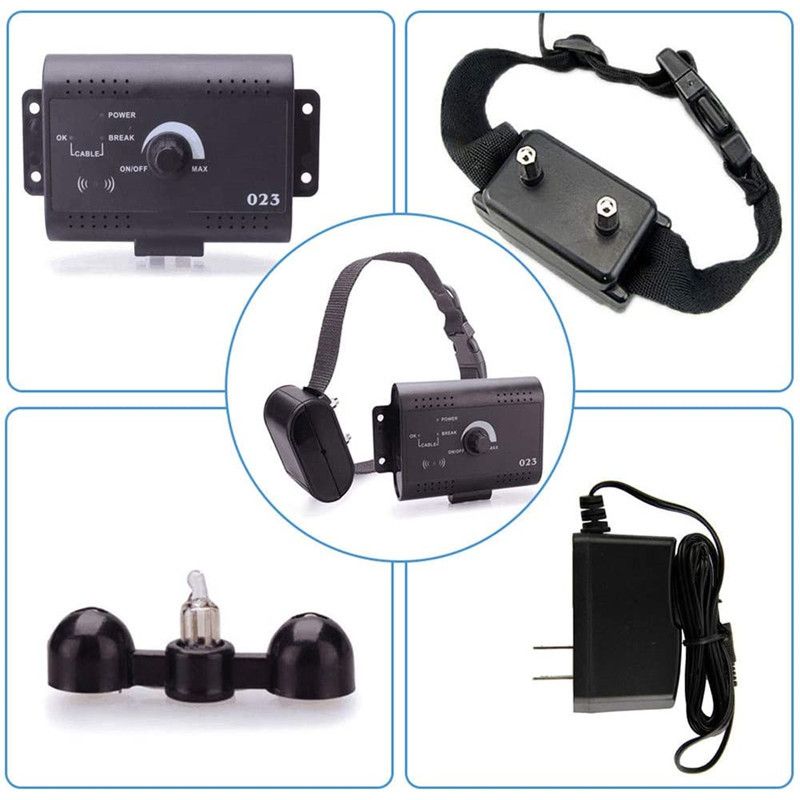 Elektriskt husdjursstängsel osynligt trådlöst hundstängsel utomhus hundträning magnetfältsteknik justerbart