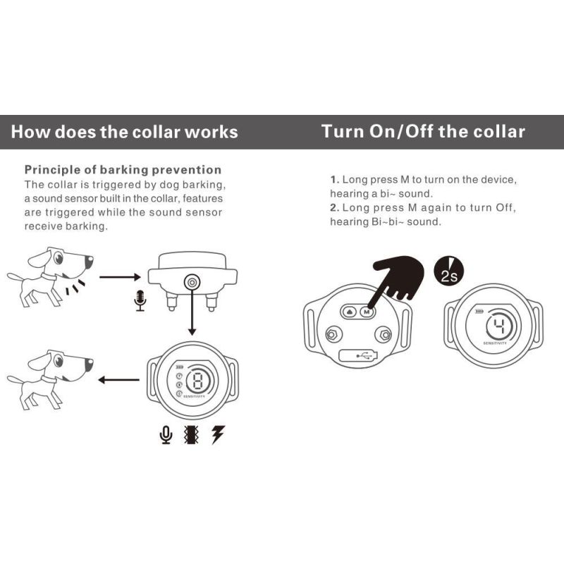 Color Screen Stopper Trainer med Skällande Igenkänningschip och Livfull LCD-Skärm för Effektiv Hundträning