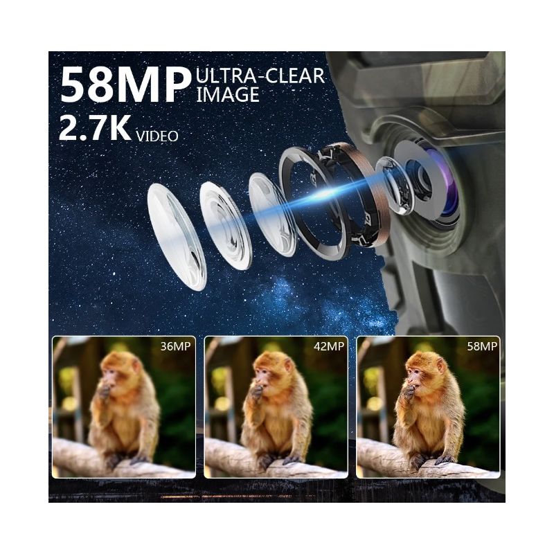 PR700 Infraröd Viltkamera Trail Kamera Djurövervakning Snabb Utlösningstid Infrarött Mörkerseende Utomhus