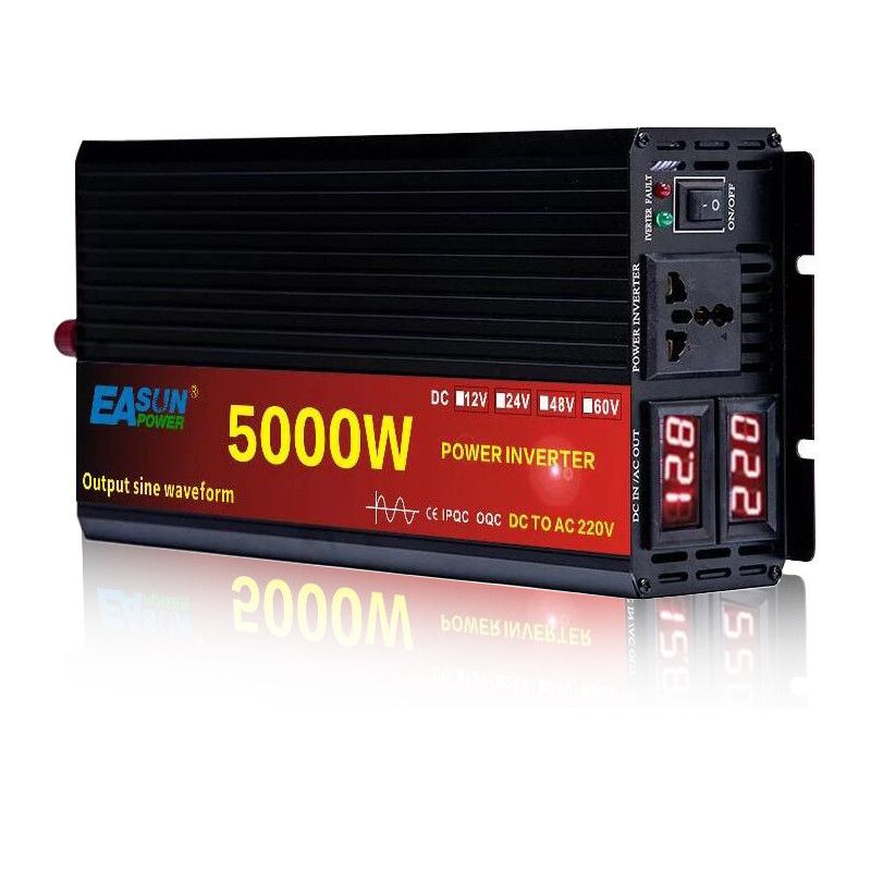EASUN ren sinusvåg växelriktare 2000W-5000W för energihantering och skydd av känslig elektronik hemma och utomhus