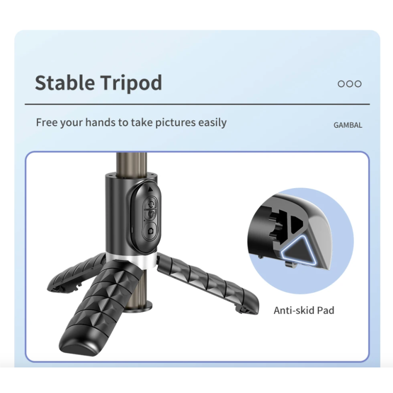 Upplev professionell kvalitet med Q18 Selfie Stick 360 rotation och innovativ design för stabila bilder och kreativ fotografering