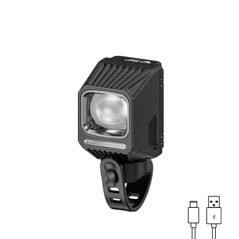 SMILING SHARK EVO1700 hängande cykelljus cykelsäkerhet USB-C uppladdningsbar vattentät LED cykelstrålkastare
