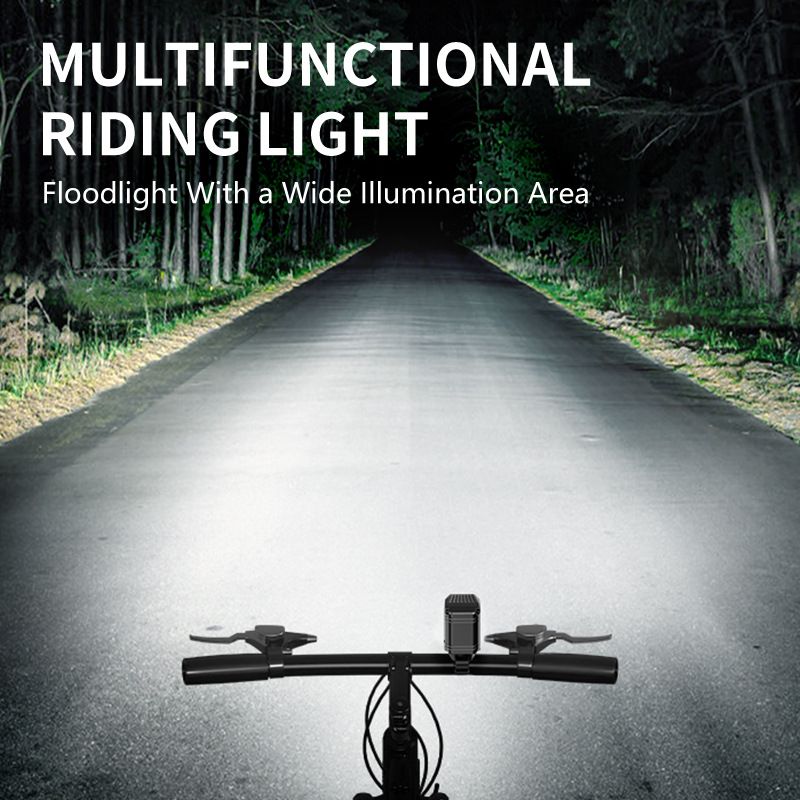 SMILING SHARK EVO1700 hängande cykelljus cykelsäkerhet USB-C uppladdningsbar vattentät LED cykelstrålkastare