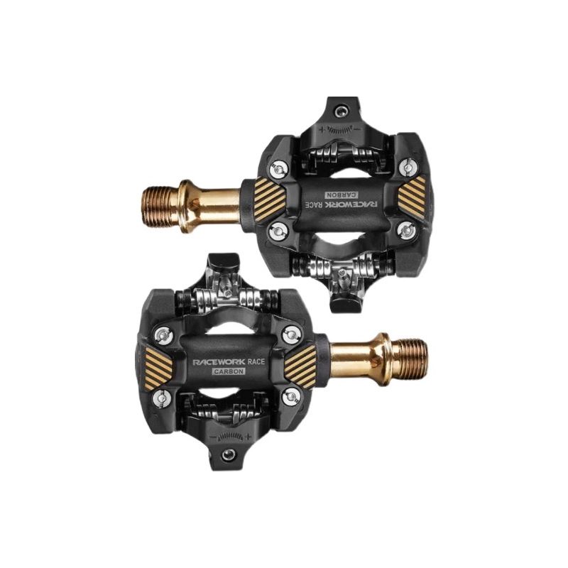 Upptäck RACEWORK MTB Pedaler Självlåsande SPD För Mountainbike Hållbara Justerbar Komfort Off-Road Cykling