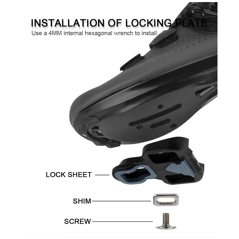 RACEWORK landsvägscykelpedal ultralätt kolfibermönster hög prestanda SPD Keo-kompatibel för cykelentusiaster