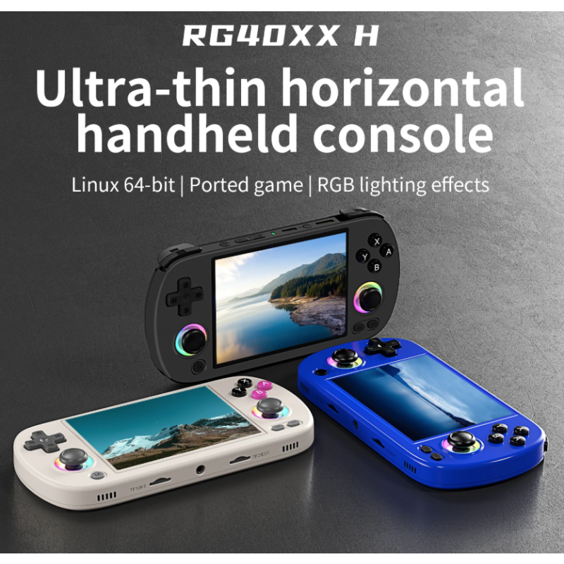 ANBERNIC RG40XX H – Din retro handhållna spelkonsol med Linux & 4.0