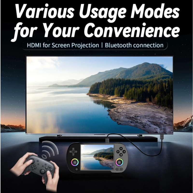 ANBERNIC RG40XX H – Din retro handhållna spelkonsol med Linux & 4.0