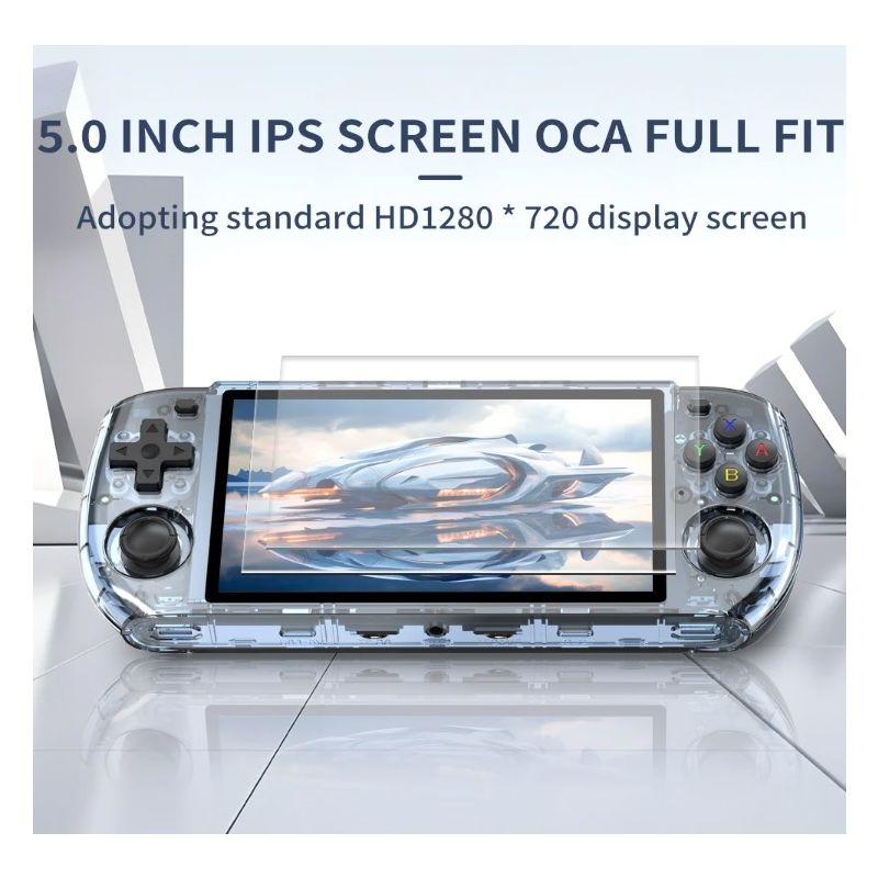 POWKIDDY RGB10 MAX3 Retro Handhållen Spelkonsol med 5 Tums IPS Skärm och RK3566 för Hög Prestanda