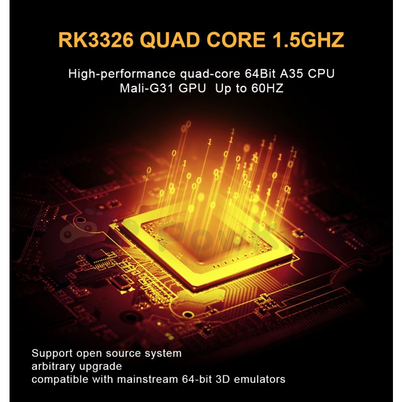 POWKIDDY RGB20S handhållen spelkonsol 3,5 tum IPS retro spelande ultrakompakt design perfekt för barn gåvor