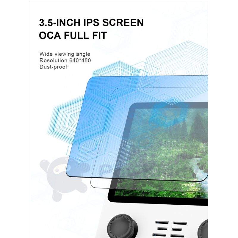 POWKIDDY RGB20S handhållen spelkonsol 3,5 tum IPS retro spelande ultrakompakt design perfekt för barn gåvor