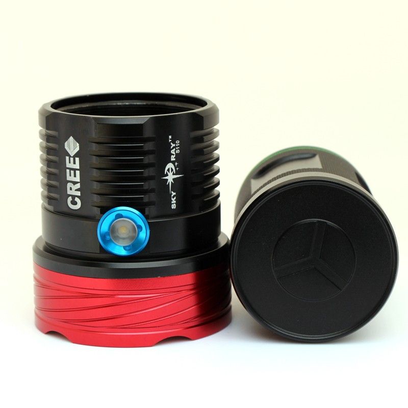 Himmel Ray S110 LED-ficklampa 10000 lumen bländande ljusstyrka för nattvandring robust och vattentålig design