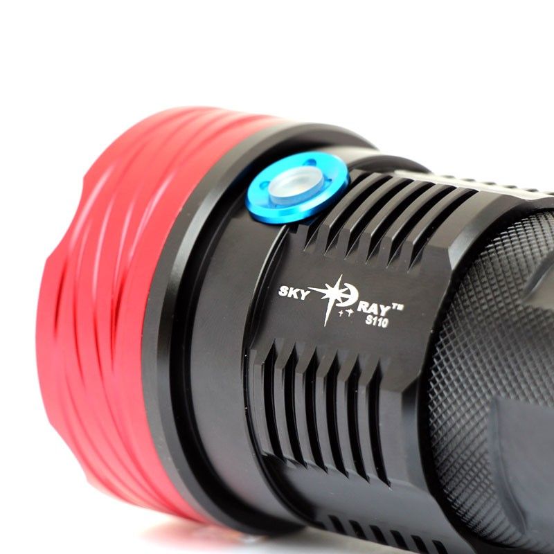Himmel Ray S110 LED-ficklampa 10000 lumen bländande ljusstyrka för nattvandring robust och vattentålig design